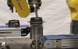 Eddy current automotive bearing inspection system in action